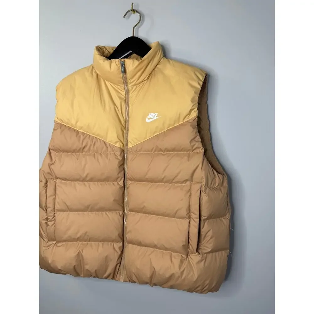 Nike Sportswear Therma-FIT Windrunner Women's Down Vest Hemp/Sesame/White XXL